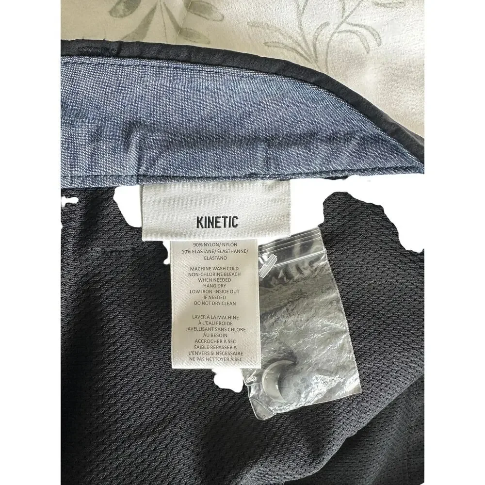 Joe's Jeans Kinetic Flex  Shorts Black Men's W36 Nylon Stretch 9